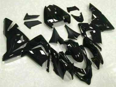 Cheap 2003-2005 Glossy Black Kawasaki ZX10R Bike Fairings