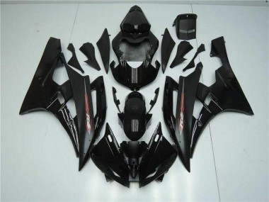Cheap 2006-2007 Black Yamaha YZF R6 Motorbike Fairings
